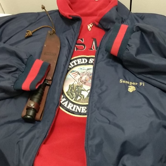 marine corps windbreaker jacket